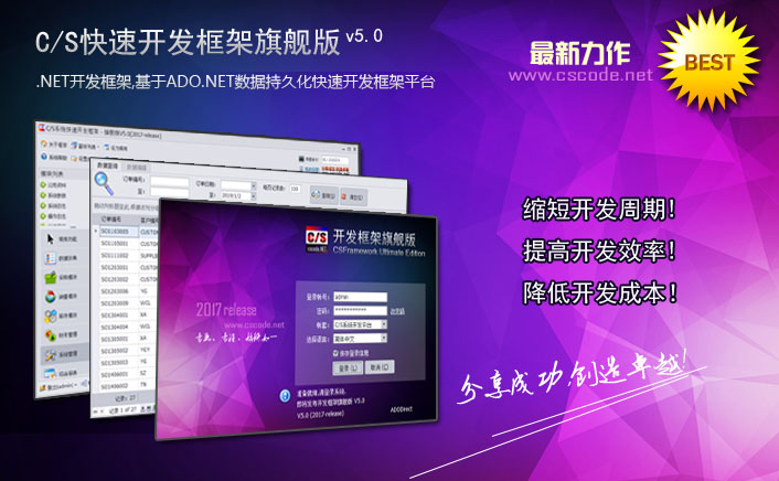 CSFramework框架Winform项目实战案例, Winform开发的软件