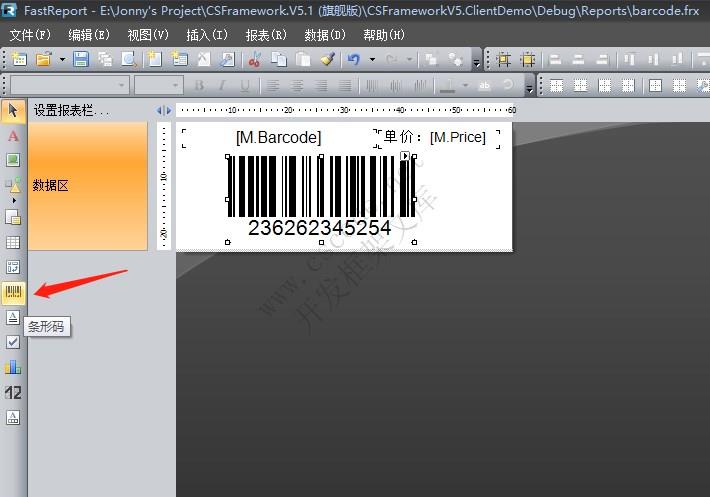 C# FastReport.NET批量打印条形码报表详解教程-C/S开发框架