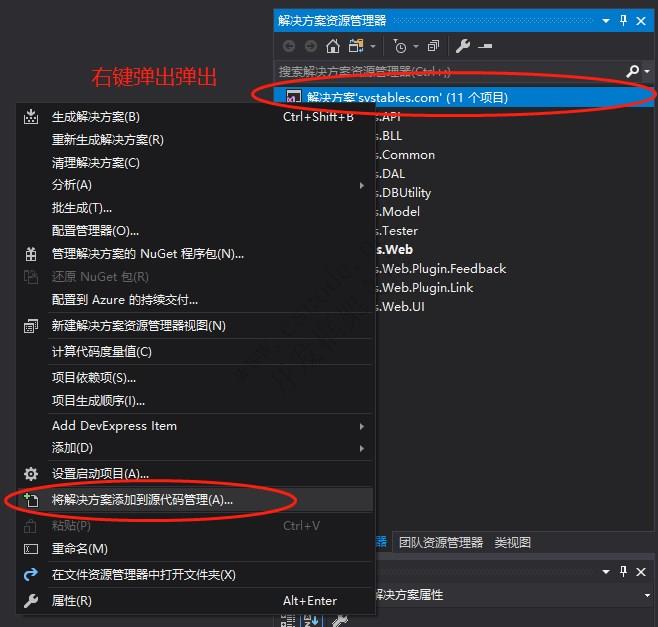 GitBlit - 创建、推送VS解决方案源码添加到版本库-C/S开发框架