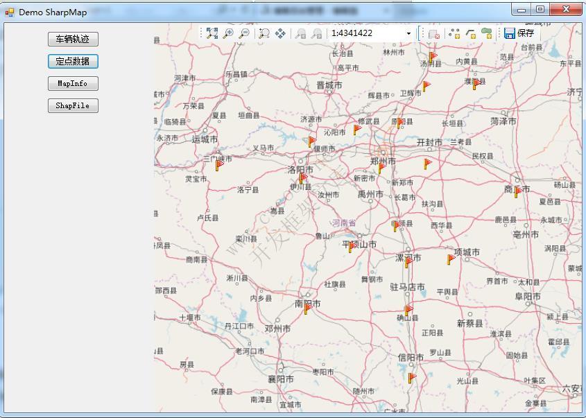 C# SharpMap的简单使用-C/S开发框架
