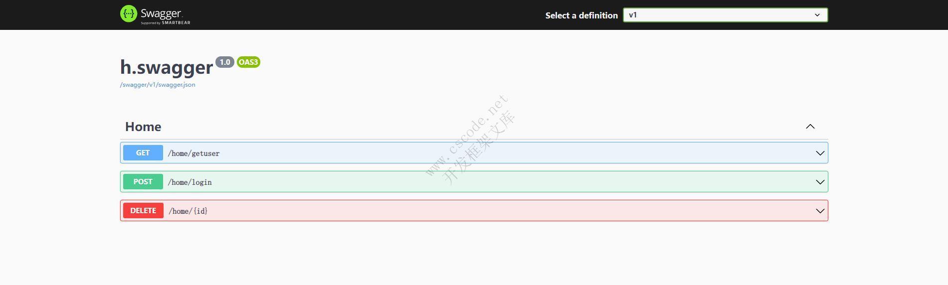 .NET Core 集成Swagger文档与自定义Swagger UI-C/S开发框架