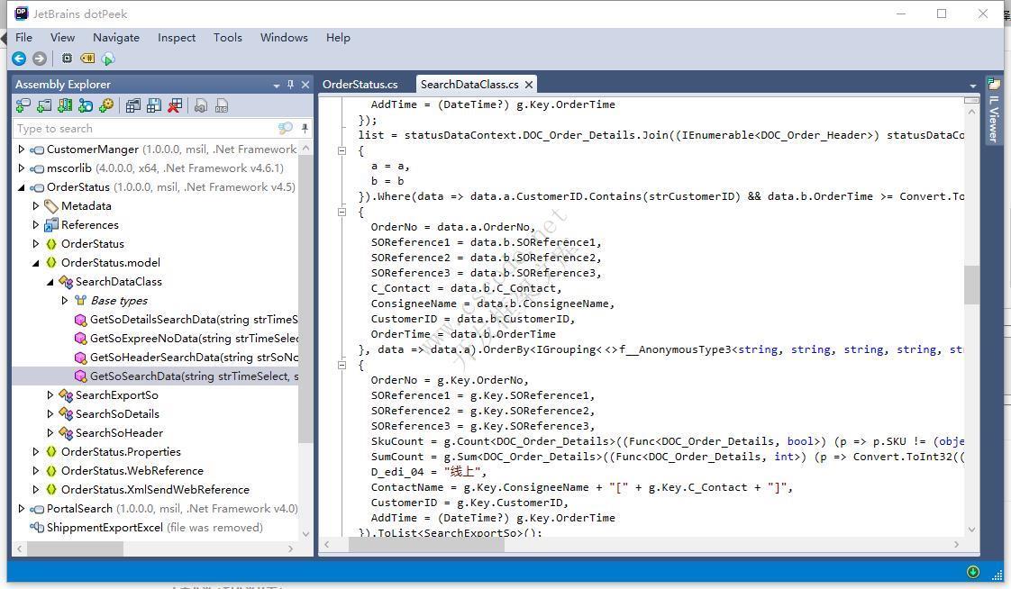 推荐C#.Net逆向反编译四大软件工具-C/S开发框架
