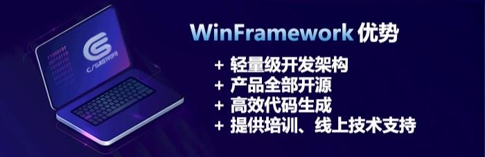 C/S架构轻量级快速开发框架 | WinFramework核心优势|C/S开发框架