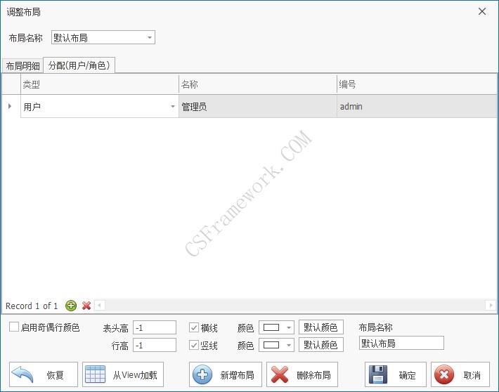 WinFramework轻量级开发框架 | 自定义窗体GridView表格样式布局|C/S开发框架
