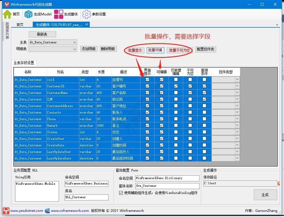 WinFramework轻量级开发框架 | 单表数据字典窗体开发指南|C/S开发框架