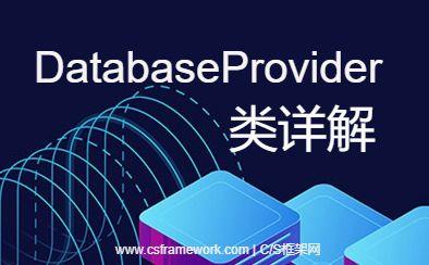 DatabaseProvider类详解|C/S开发框架