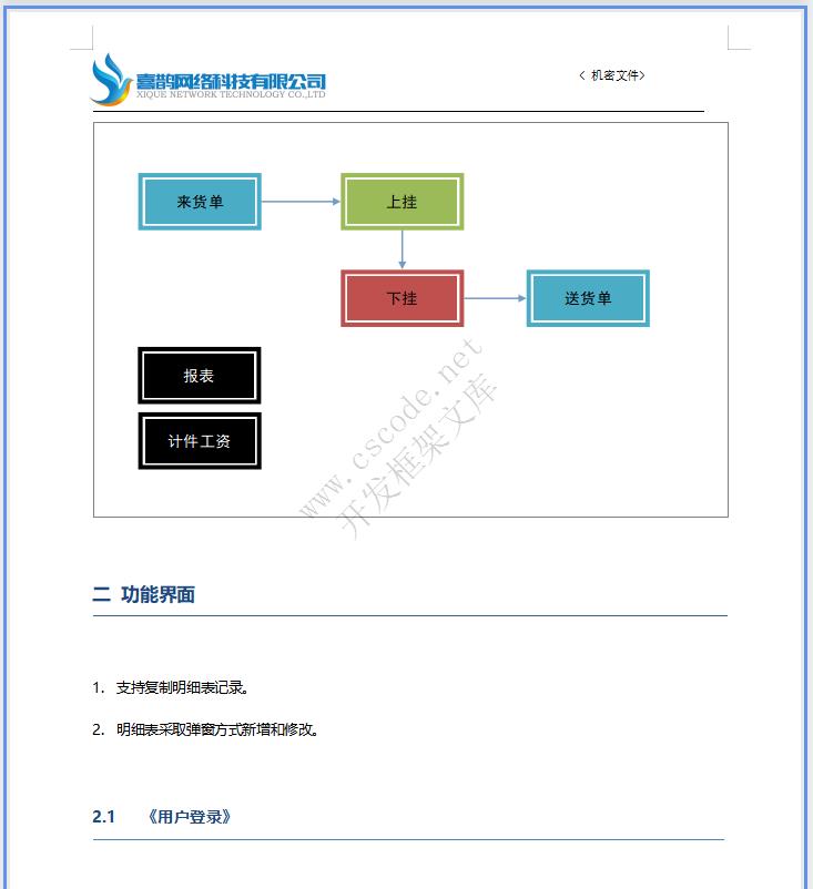电镀厂挂电生产报工软件详细设计说明书doc文件下载|软件文档